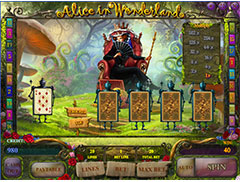 Риск игра автомата Alice in Wonderland