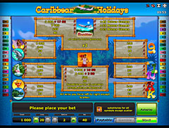 Справка в игровом автомате Карибские каникулы