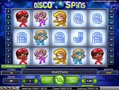 Геймплей игрового автомата Disco Spins
