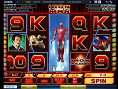 Игровое поле автомата Iron Man играть бесплатно