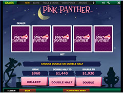 Риск-игра в игровом автомате Розовая Пантера бесплатно