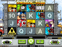 Геймплей игрового автомата demolition squad