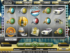 Геймплей игрового автомата Mega Fortune