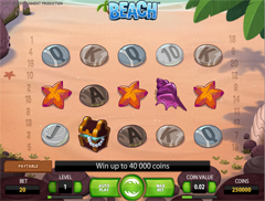 Игровой процесс автомата Beach
